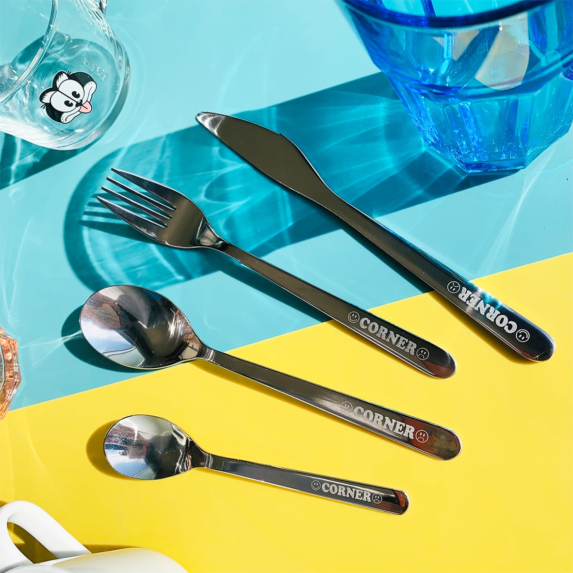 IKEA イケア ステンレスフォーク (2本セット) (品番00428484)