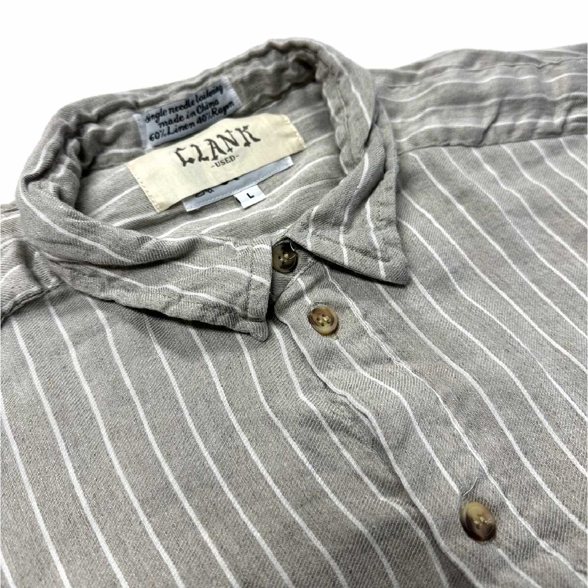 CLANK/USED クランク/ユーズド Short Sleeve Shirt (品番CU008)