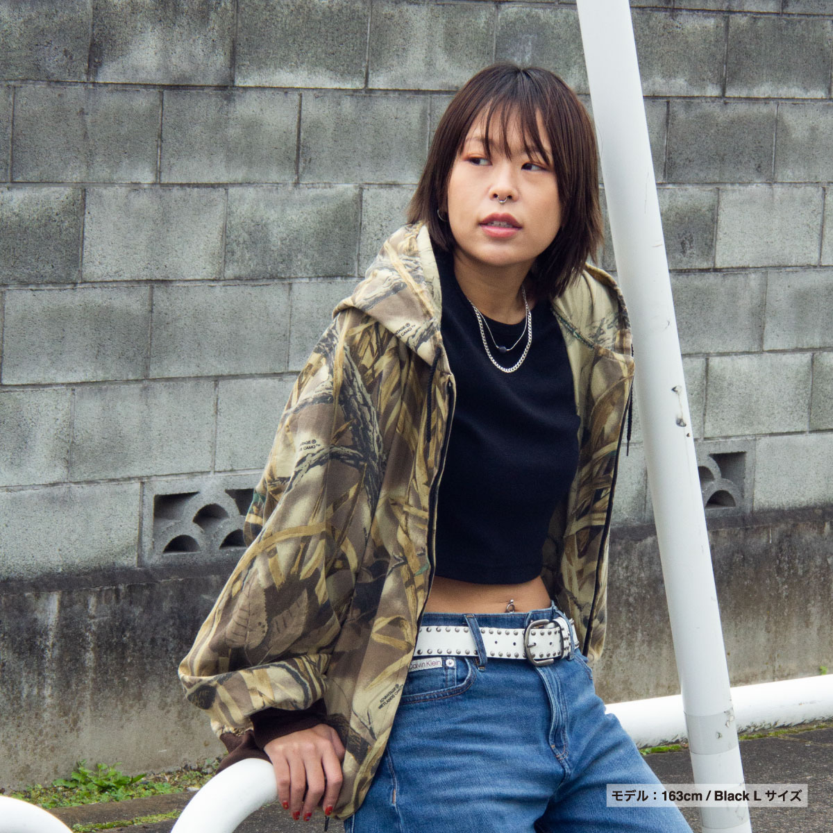 クロップド L/S Tシャツ (品番CPCLST-DM4510)