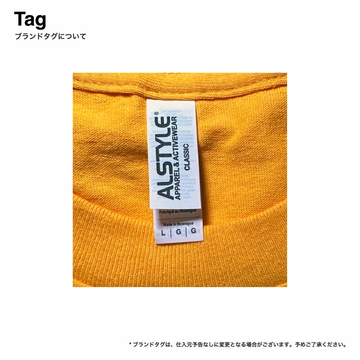 ALSTYLE (AAA) アルスタイル 6.0 oz クラシック 半袖 Tシャツ (品番1301)