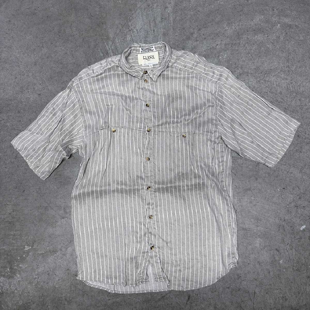 CLANK/USED クランク/ユーズド Short Sleeve Shirt (品番CU008)