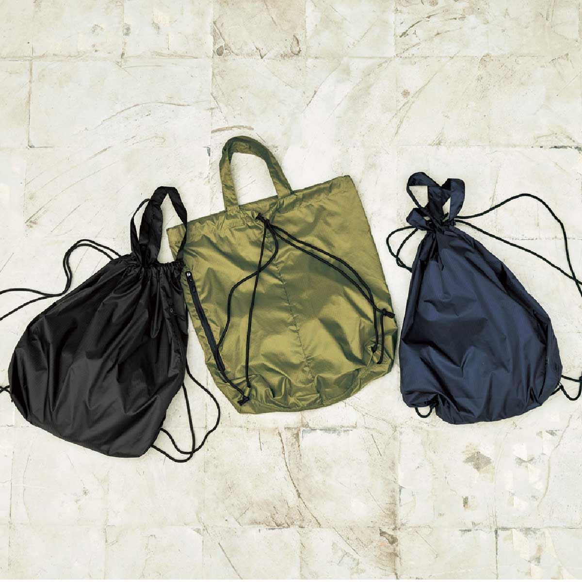 United Athle ユナイテッドアスレ ライトナイロン リップストップ ジムサック (品番1419-01)