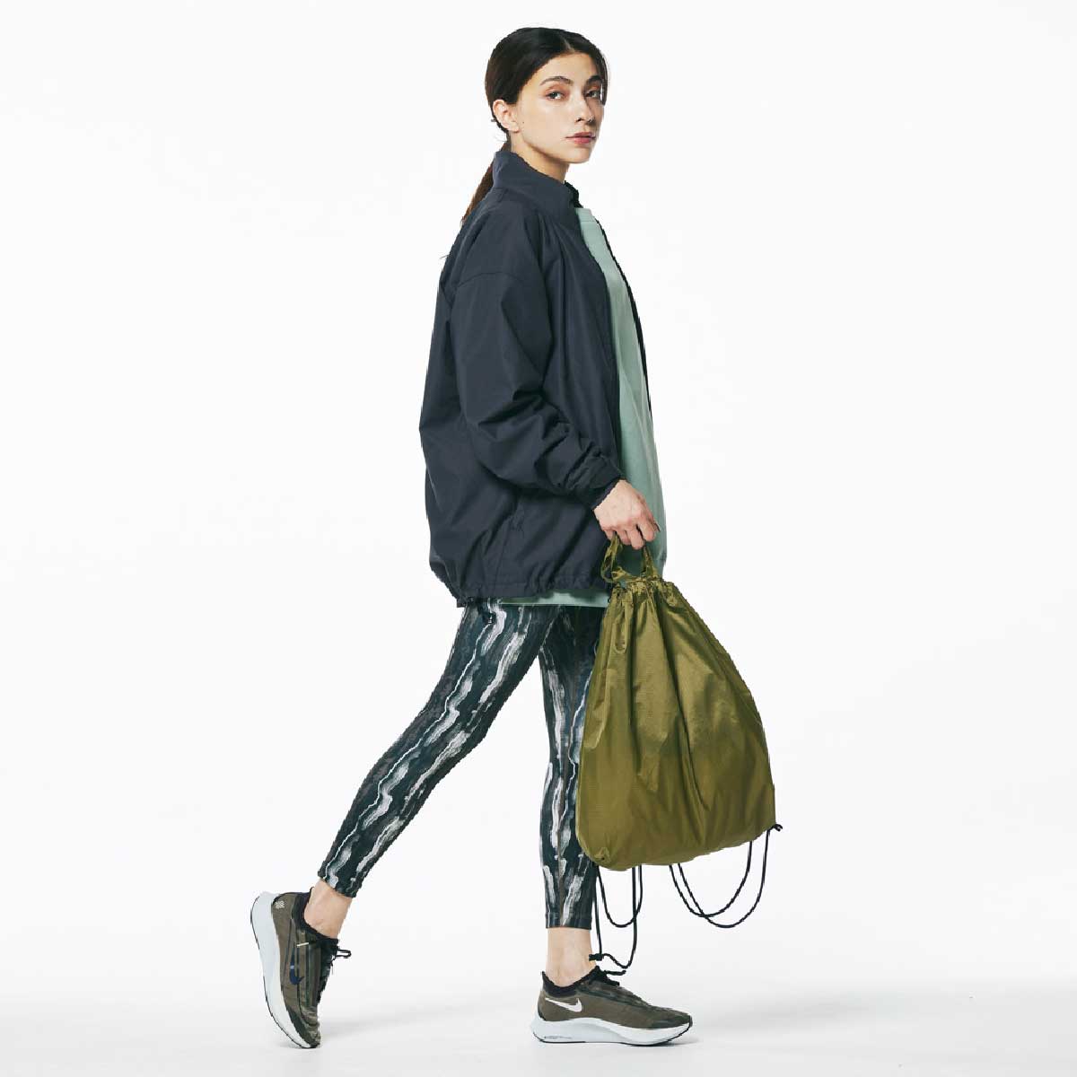 United Athle ユナイテッドアスレ ライトナイロン リップストップ ジムサック (品番1419-01)