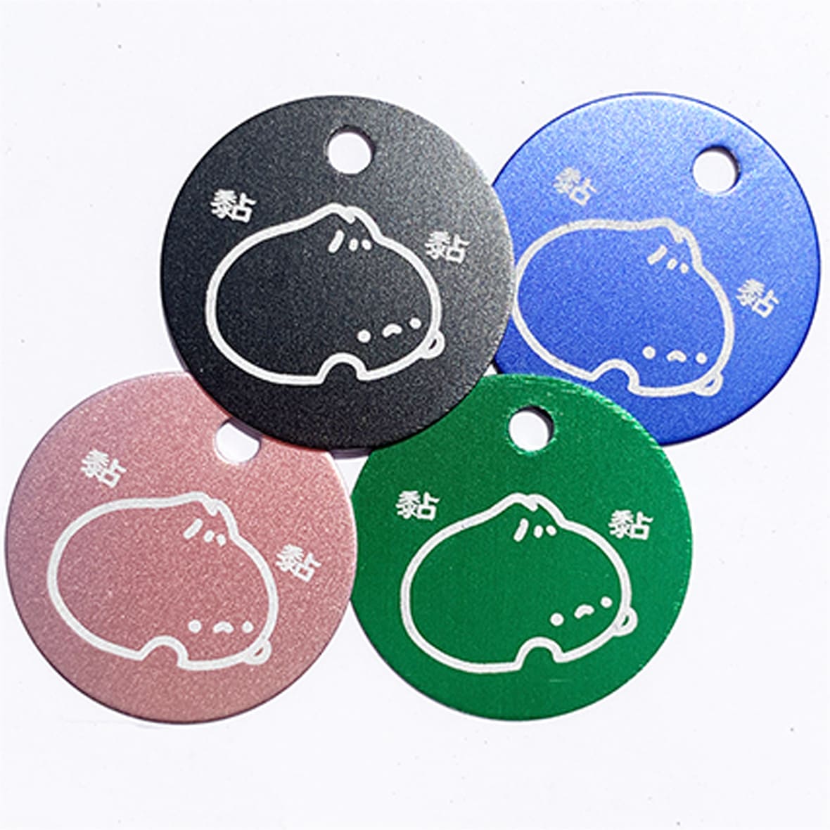 Metal Tag [Circle]  (Set of 5) (#CP-MTC)