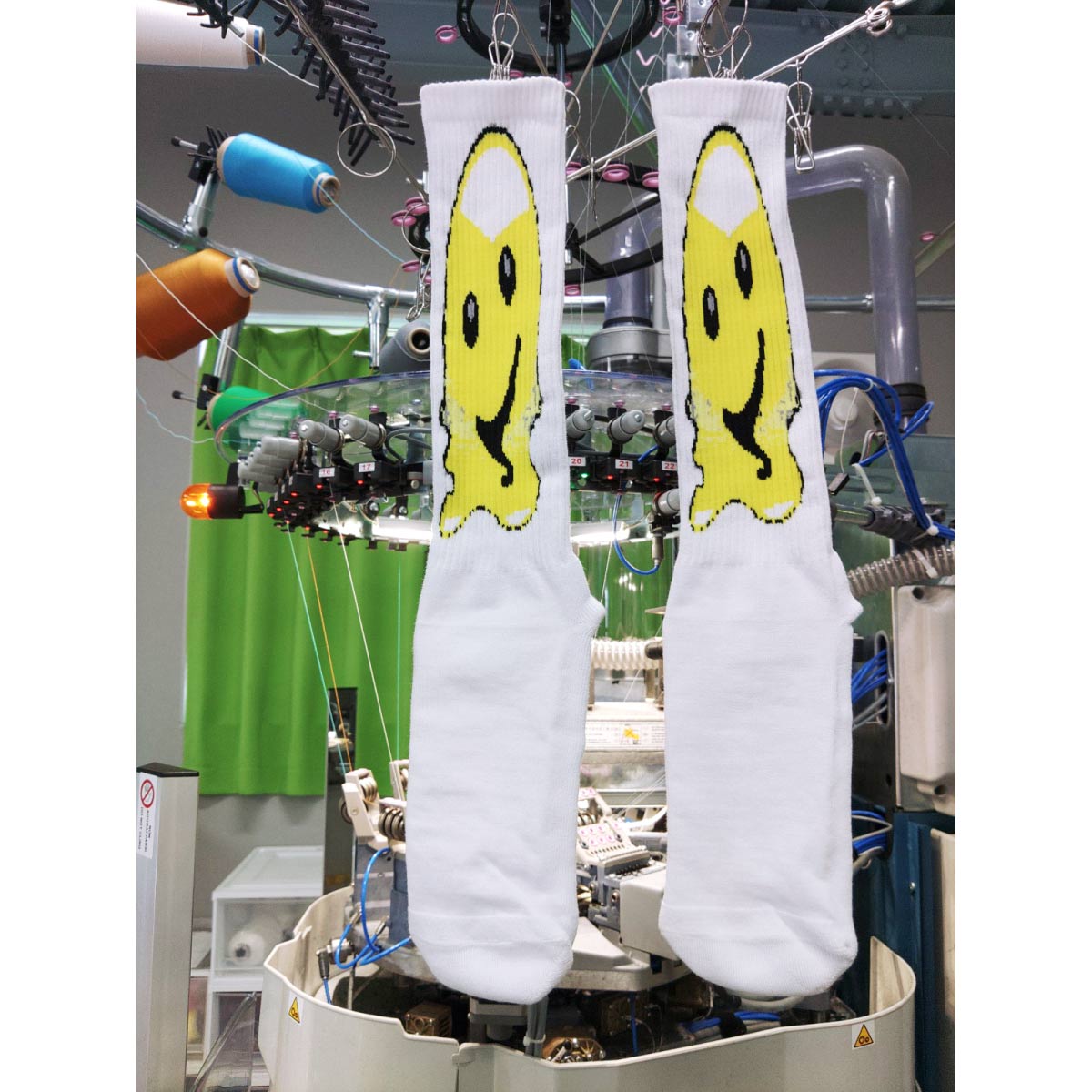 メンズ オリジナル編みスポーツソックス  (品番CPWS-001)