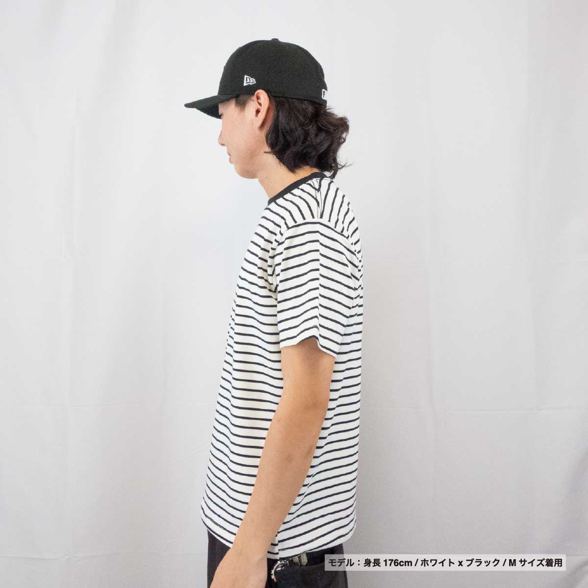 D-FACTORY ディーファクトリー 5.3oz プレミアムコンフォートボーダーTシャツ (品番DF1112)