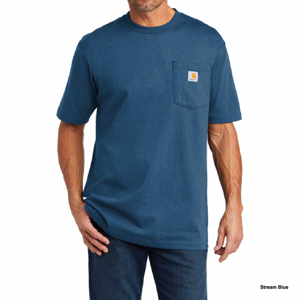 【在庫限り】 Carhartt カーハート 6.75 oz Workwear Pocket Short Sleeve T-Shirt (品番CTK87)