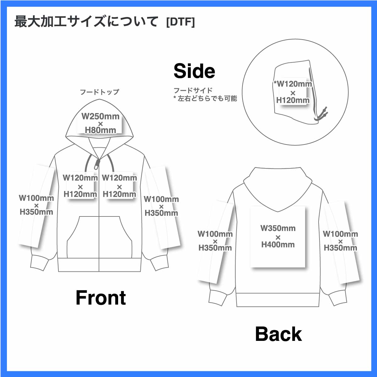 GILDAN ギルダン 8.0 oz ヘビーブレンド フルジップパーカー (裏起毛) (品番1860)