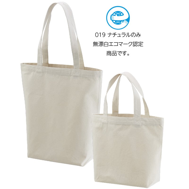 United Athle 8.3 oz Regular Canvas Tote Bag, Size M (#1460-01_M)