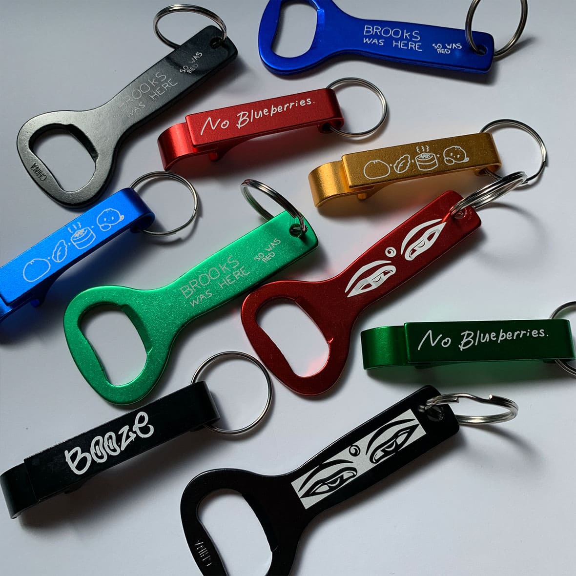 メタルボトルオープナー [フラットタイプ] (3個セット) (品番CP-MBOFT)