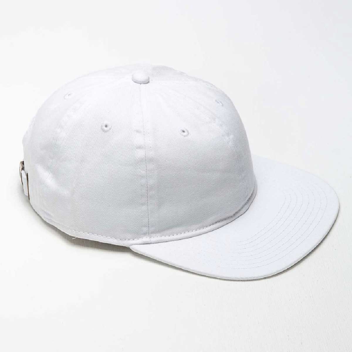 newhattan Cotton Flat Visor Unstructured Cap (#1480)