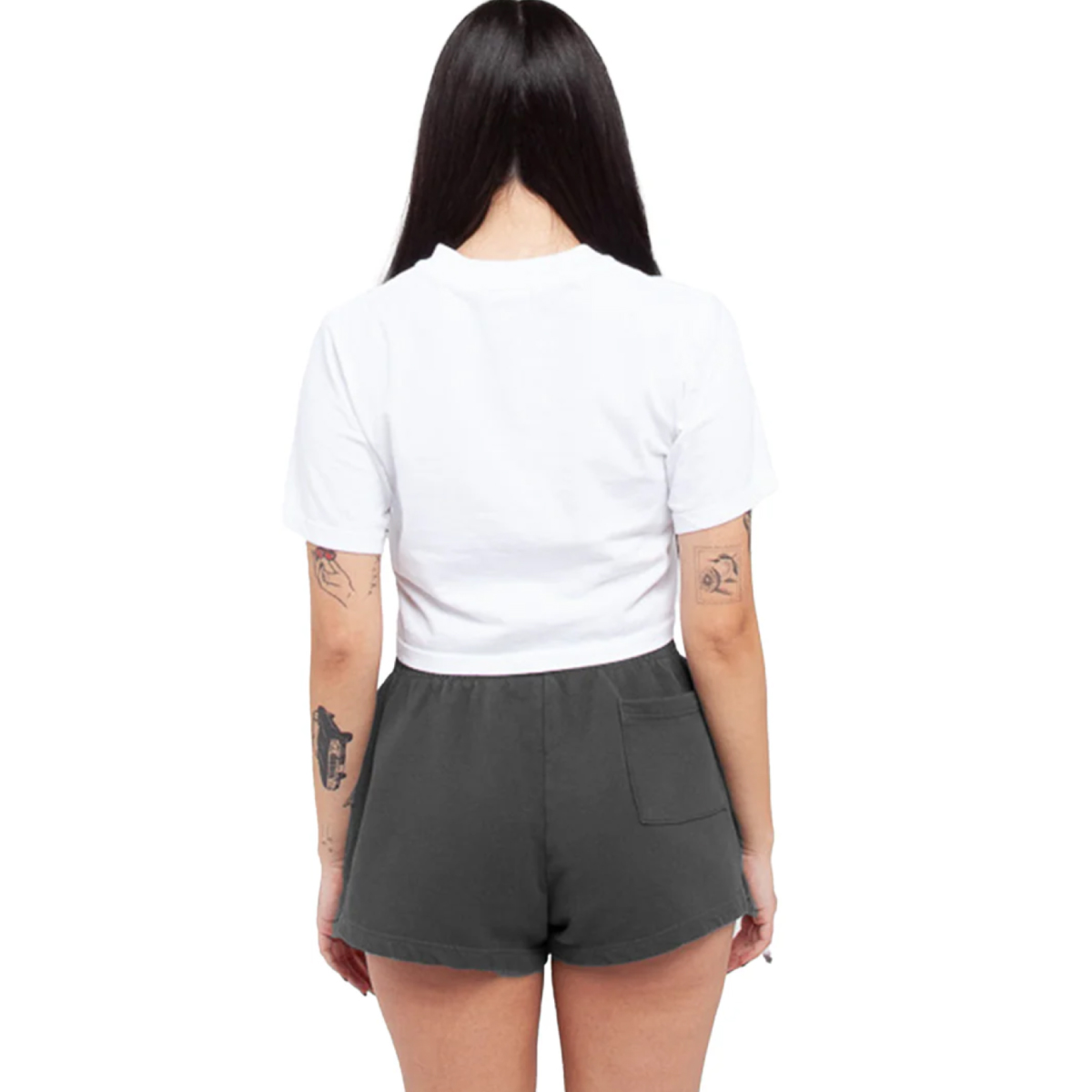 CORNER PRINTING | SHAKA WEAR Women Garment Dye Fleece Shorts