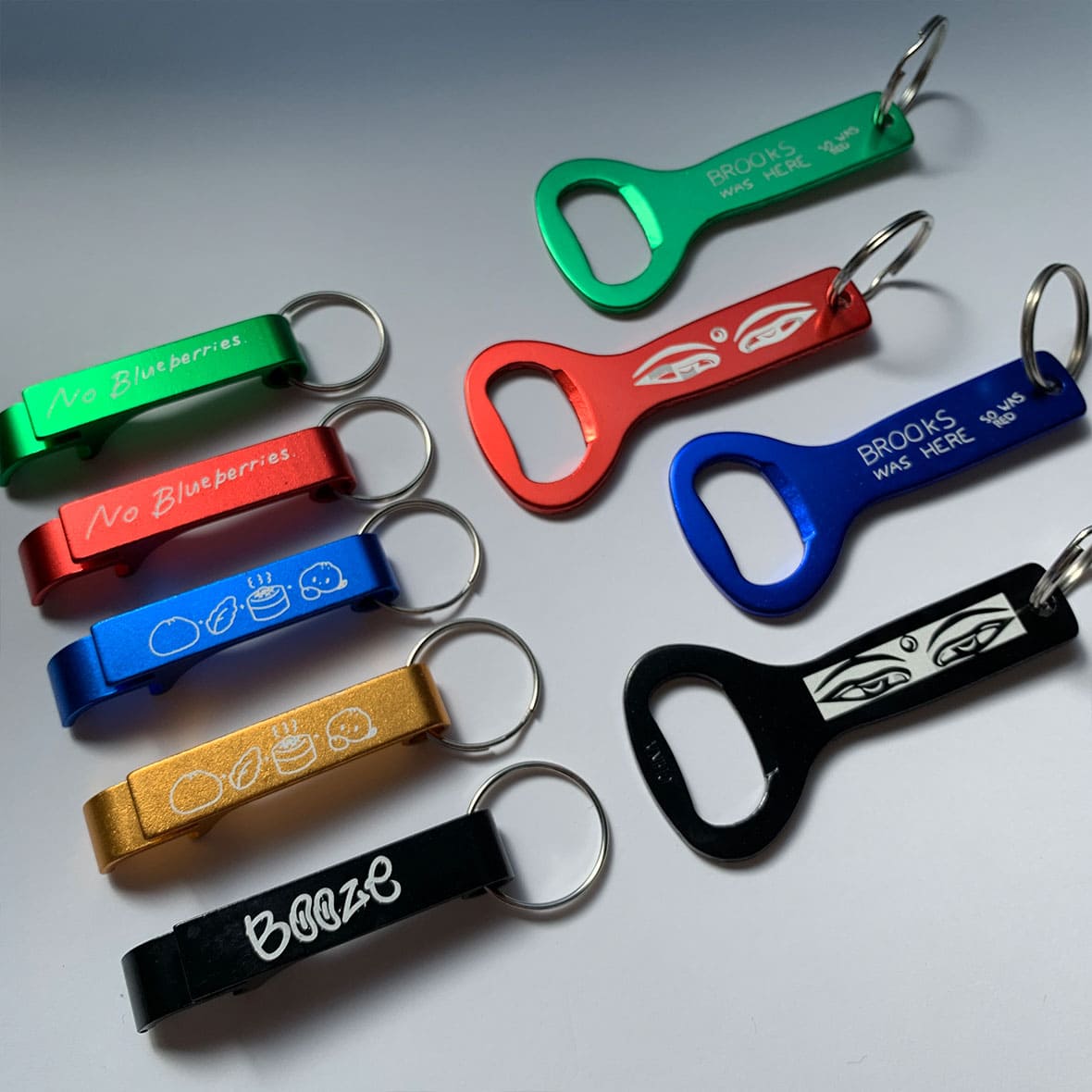 メタルボトルオープナー [フラットタイプ] (3個セット) (品番CP-MBOFT)