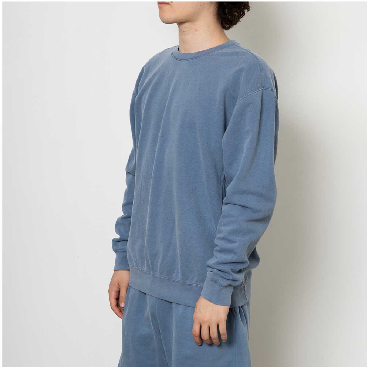 Comfort Colors コンフォートカラーズ 6.4 oz ガーメントダイ ライトウェイト クルーネック スウェットシャツ (品番CC1466)