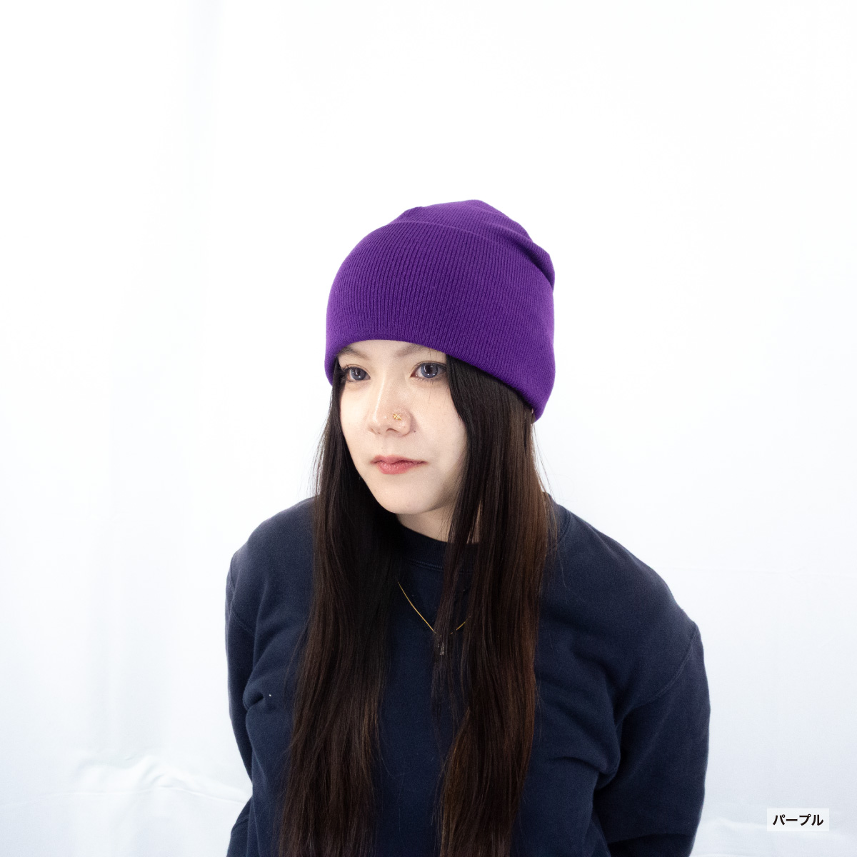 BAYSIDE ベイサイド ニットカフビーニー (品番3825)