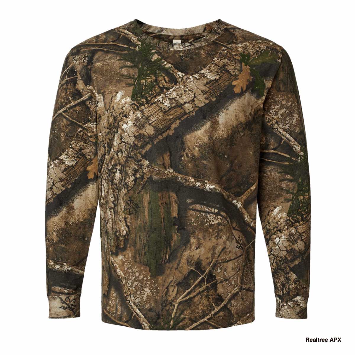 CODE FIVE コードファイヴ Realtree® Camo Long Sleeve T-Shirt (品番3981US)