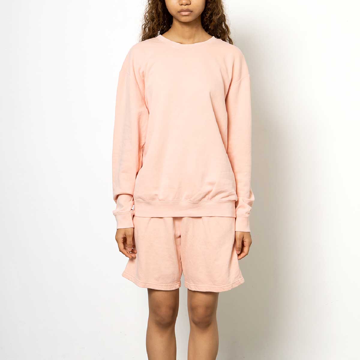 Comfort Colors コンフォートカラーズ 6.4 oz ガーメントダイ ライトウェイト クルーネック スウェットシャツ (品番CC1466)