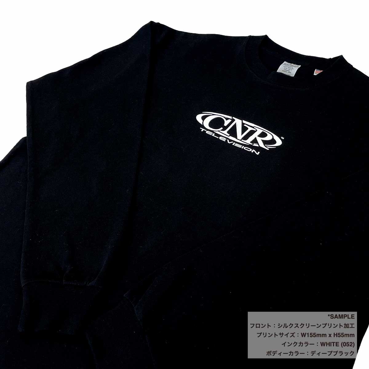 CROSS STITCH 8.1 oz USA cotton long sleeve T-shirt (#UCL-951)