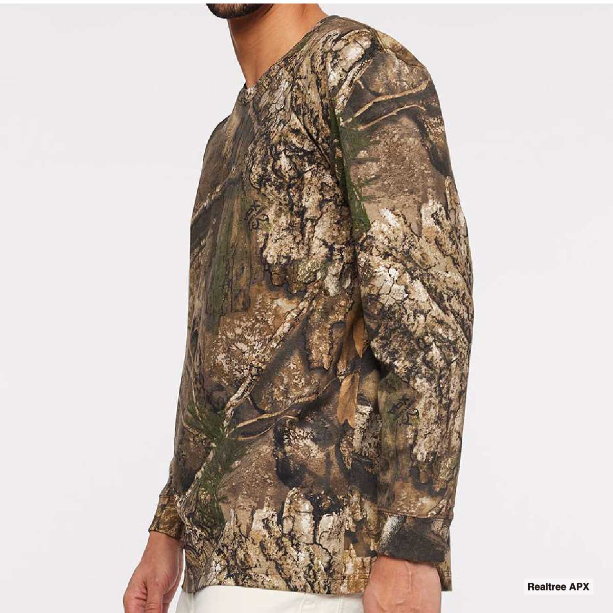 CODE FIVE コードファイヴ Realtree® Camo Long Sleeve T-Shirt (品番3981US)