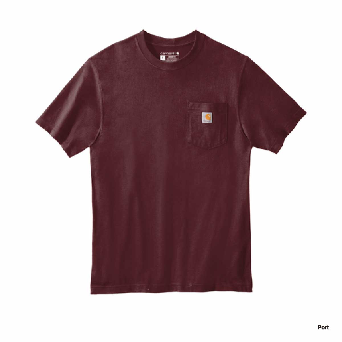【在庫限り】 Carhartt カーハート 6.75 oz Workwear Pocket Short Sleeve T-Shirt (品番CTK87)