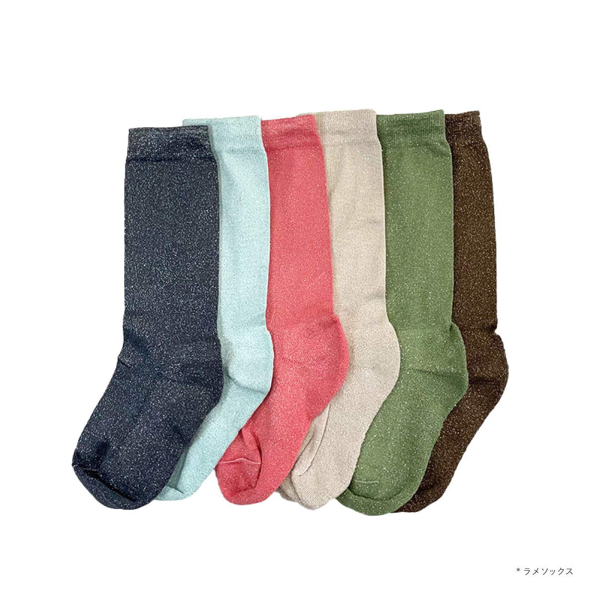 メンズ オリジナル ラメ カジュアルソックス (品番CPWS-013)