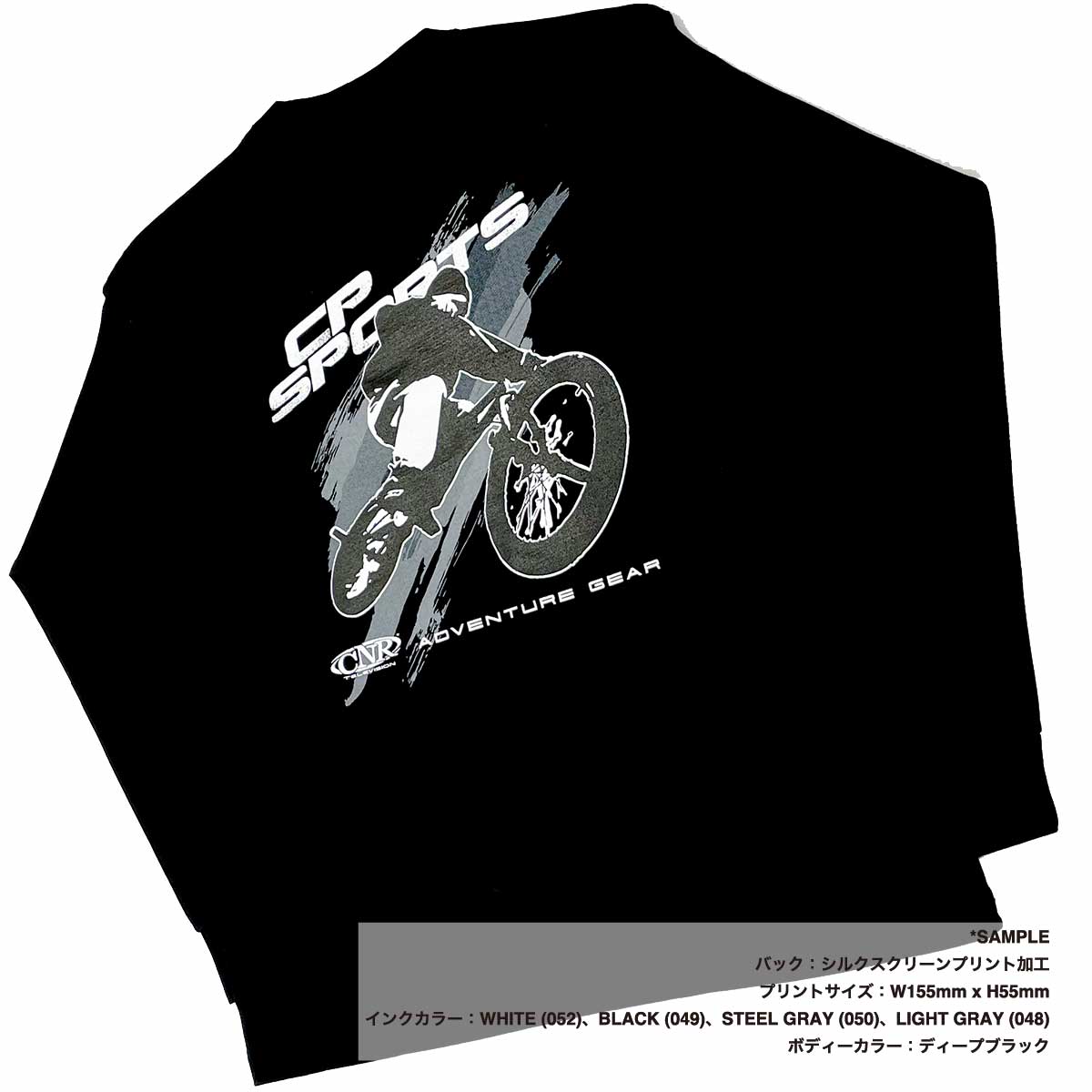 CROSS STITCH 8.1 oz USA cotton long sleeve T-shirt (#UCL-951)