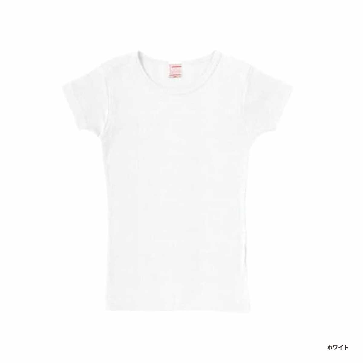 demimoon デミムーン 5.8 oz S/S 袖口リブ無しTシャツ <首元リブあり> (品番DM4312)