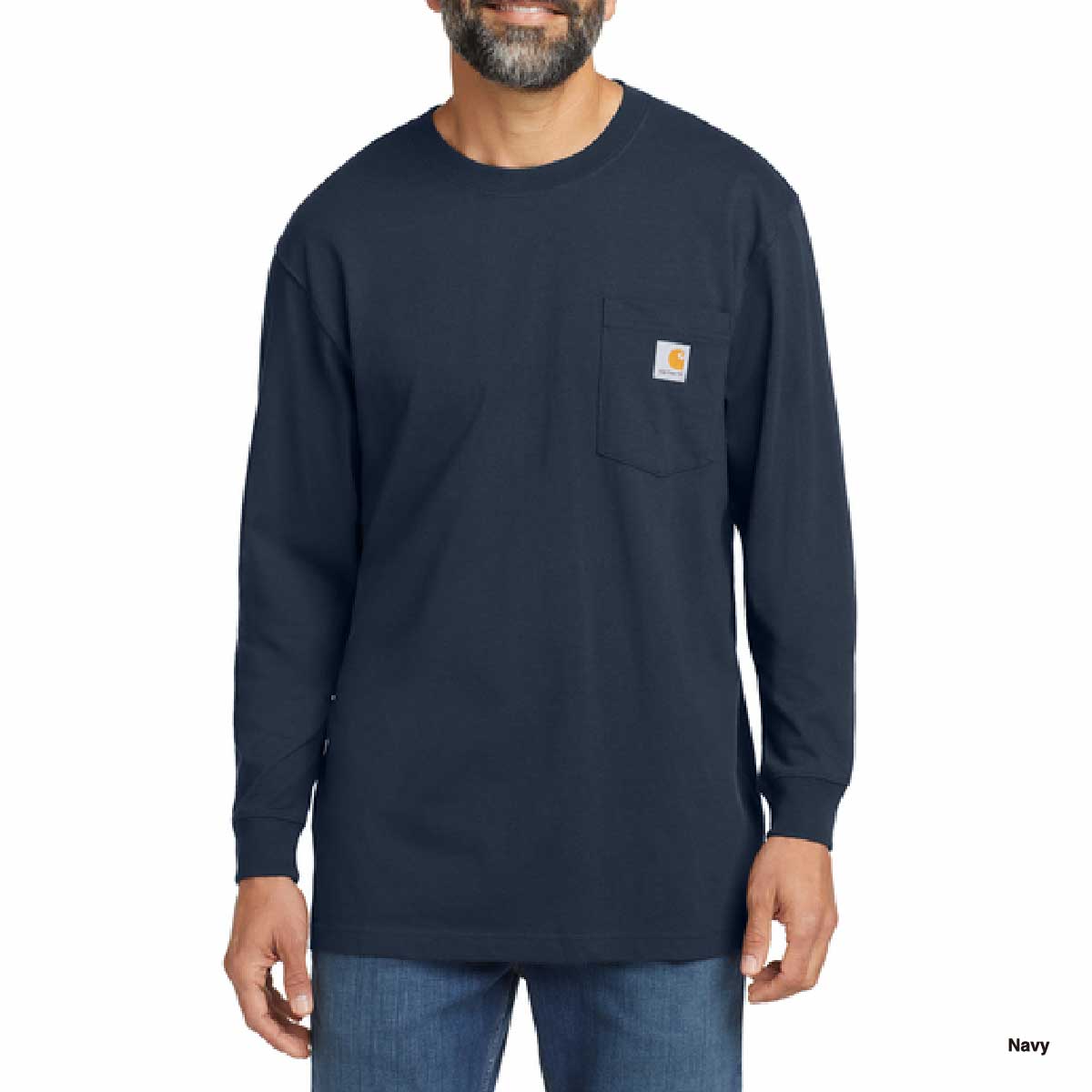 [Stock Only]  Carhartt 6.75 oz Workwear Pocket Long Sleeve T-Shirt (#CTK126)