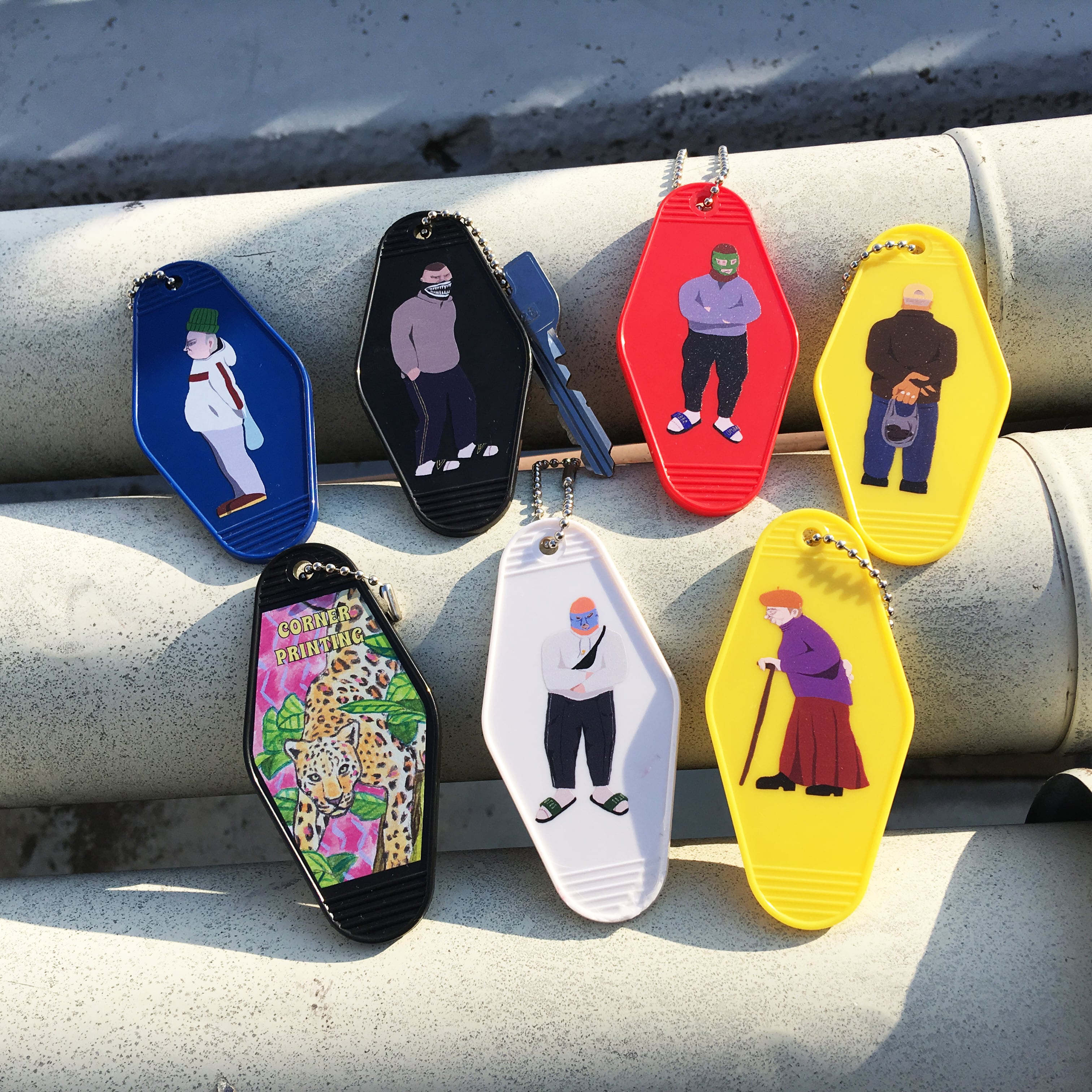 Motel Key Holder (Set of 5) (#AABKTX)