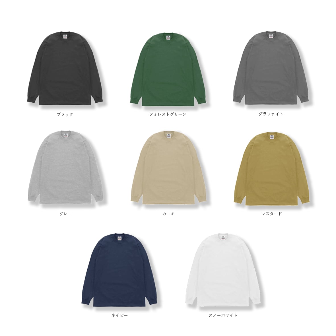 PROCLUB プロクラブ 6.5 oz ヘビー長袖Tシャツ (品番PROC-T0045_114US)