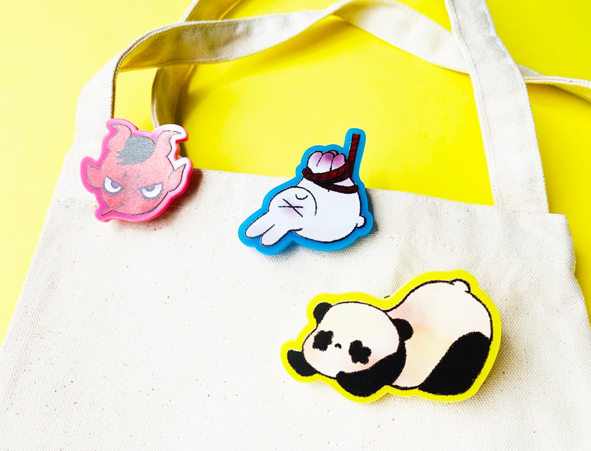 ぷよぷよ ポップアップ パルコ アクリルバッジ ぷよぷよ™POP UP SHOP セリリ ブラインドアクリルバッジ - メルカリ