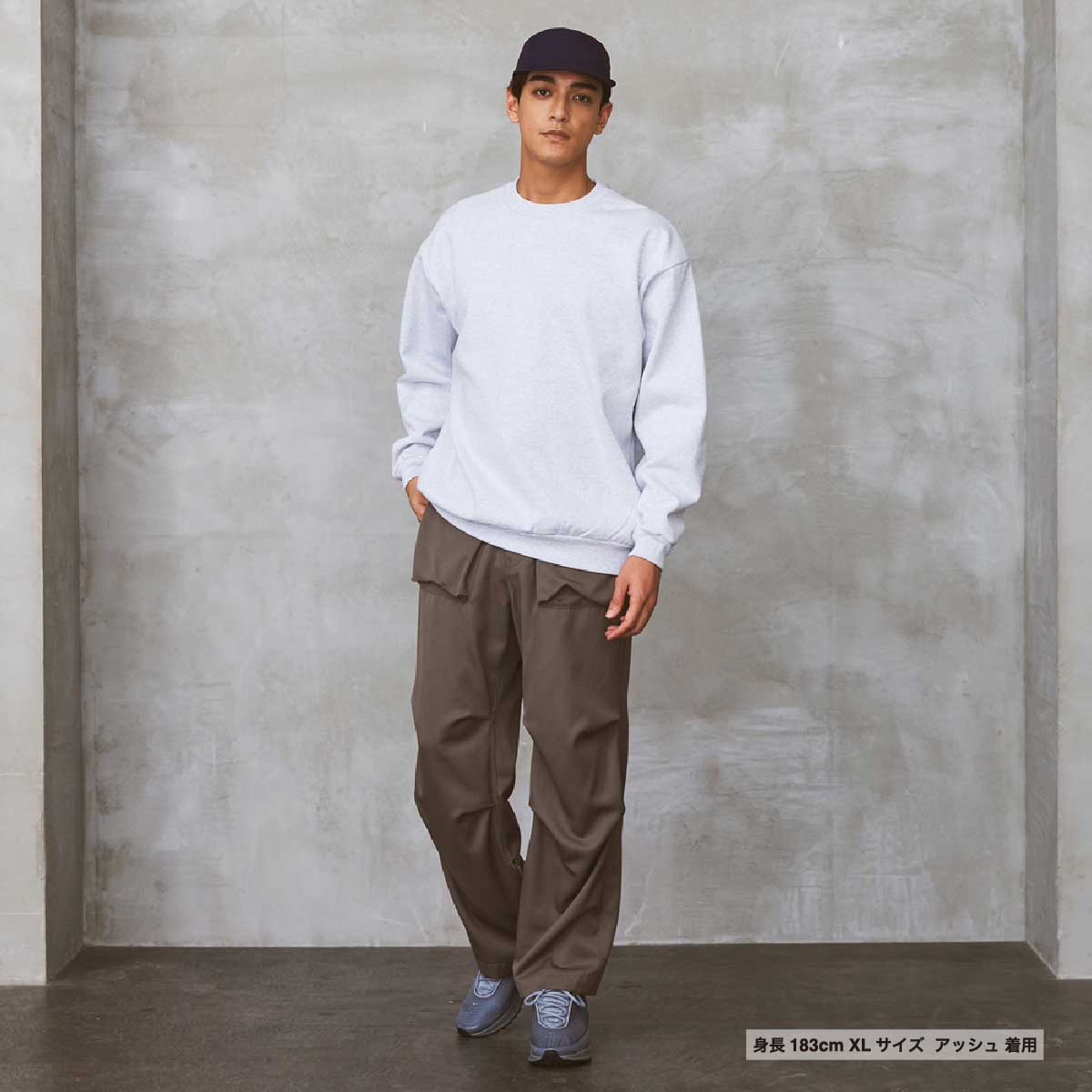 United Athle ユナイテッドアスレ 15.0 oz オープンエンド マグナムウェイト クルーネック スウェット (裏起毛) (品番5799-01) 