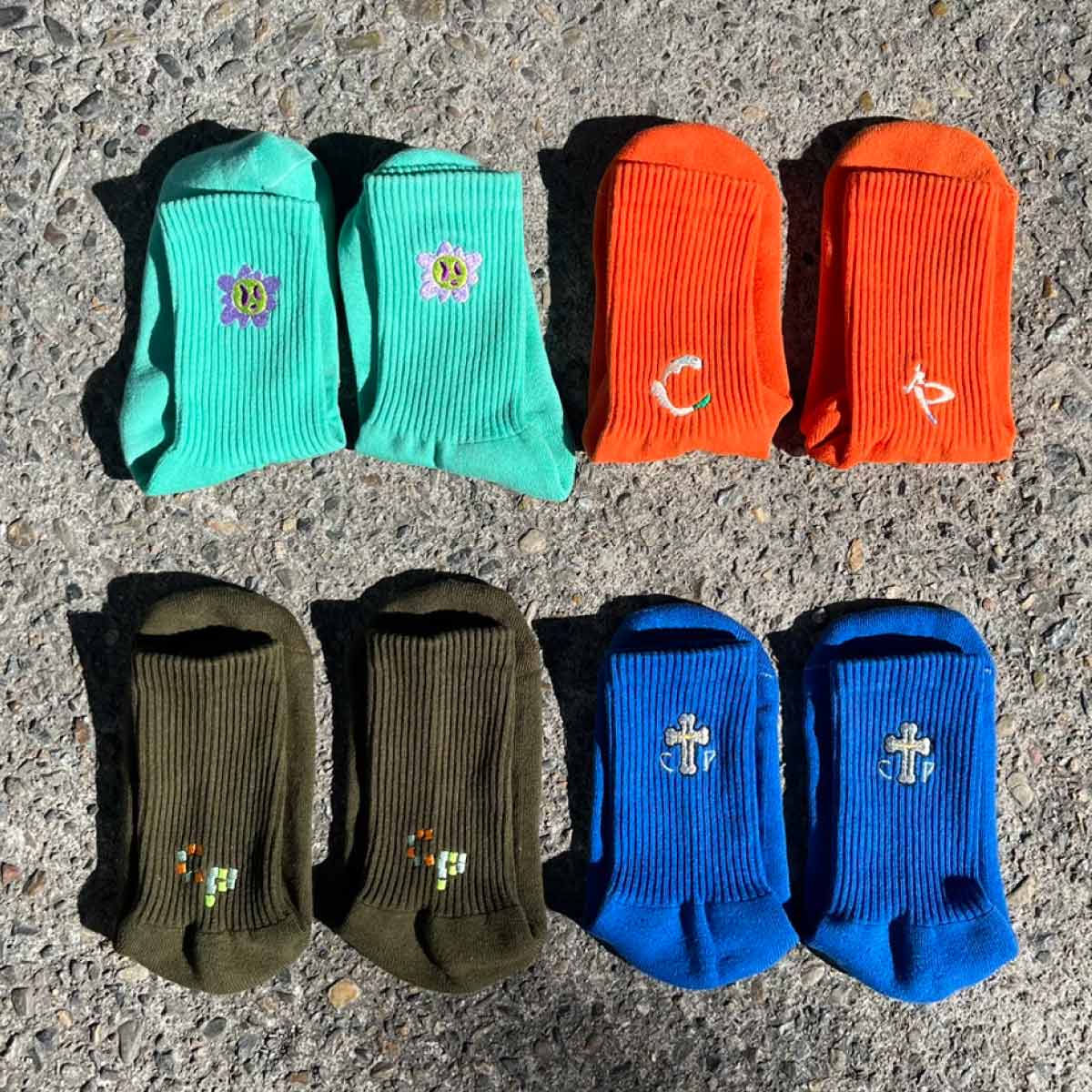 Women's Original Sport Color Socks (#CPWS-006) 