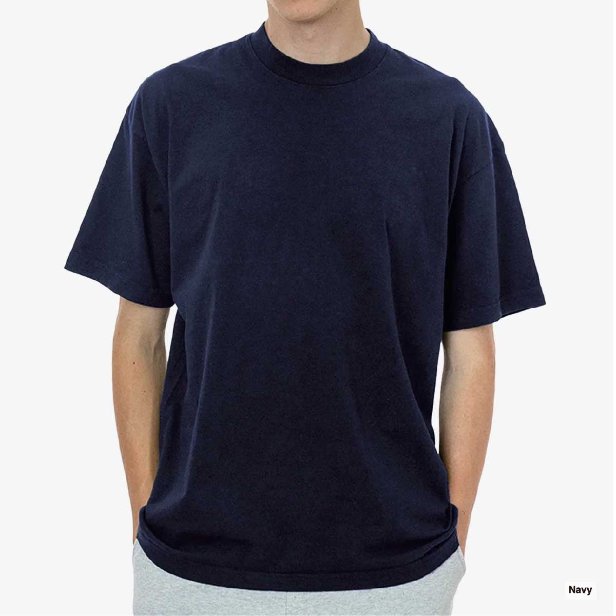 LOS ANGELES APPAREL ロサンゼルスアパレル S/S G-Dye CrewNeck 6.5oz [※国内] (品番1801GD-Z)