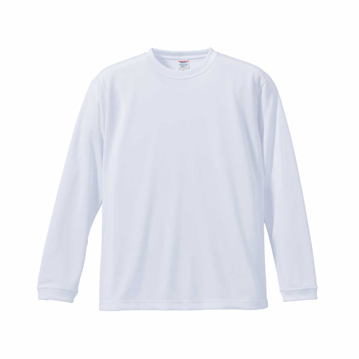 United Athle 4.7 oz Dry Silky Touch Long Sleeve T-Shirt (Non-bleed) (#5089-01)