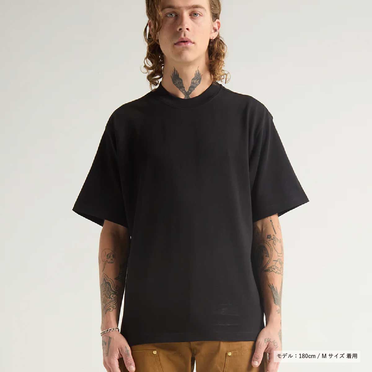 Garment Dye T-shirt ホワイト Shaka Wear Designer Garment Dye White Heavyweight T-Shirt
