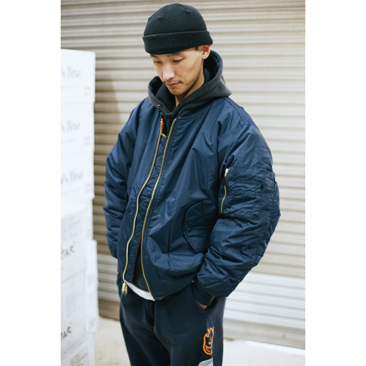 CORNER PRINTING | ROTHCO ロスコ Enhanced Nylon MA-1 Flight