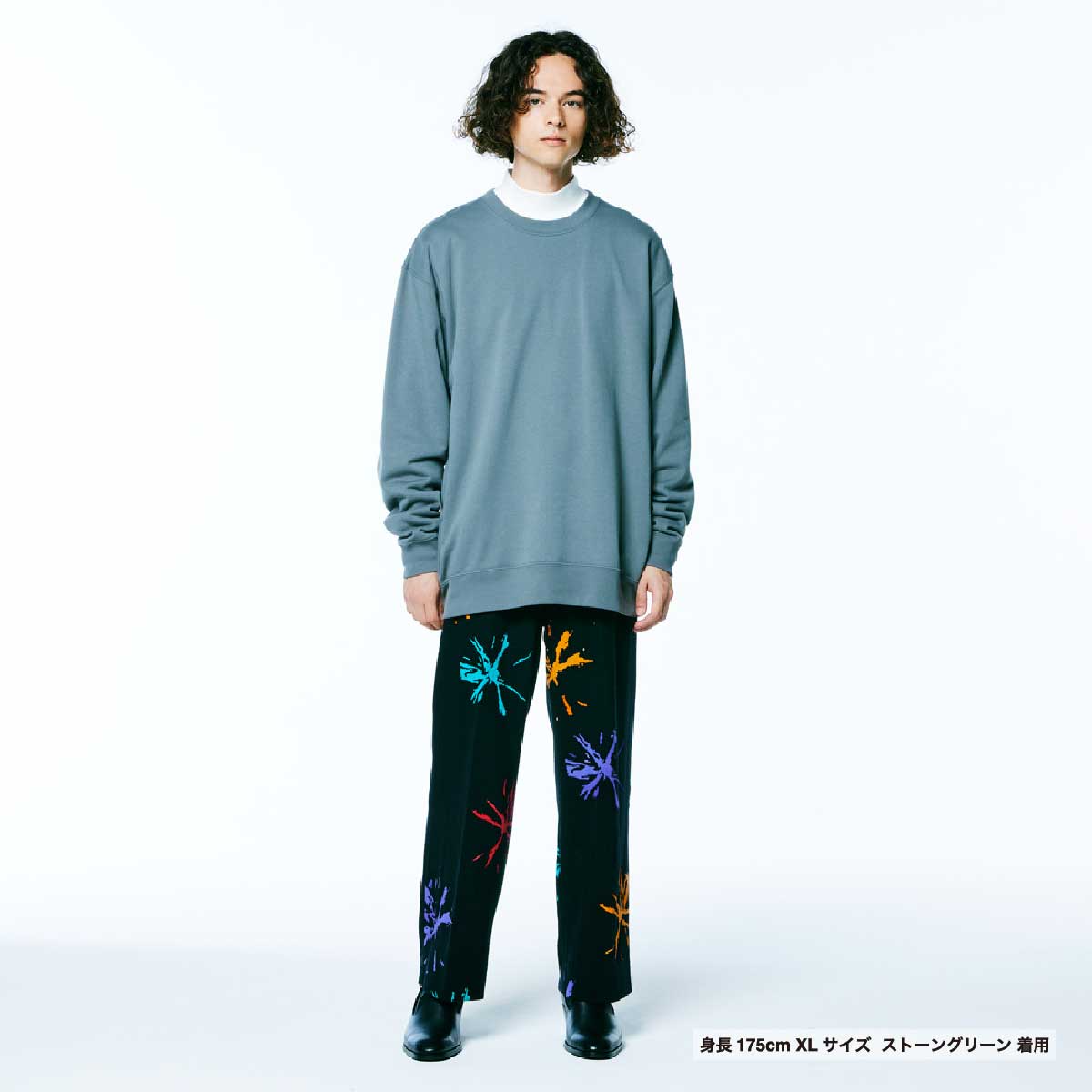 United Athle 10.0 oz Crewneck Sweatshirt (Pile Lining) (#5044-01)