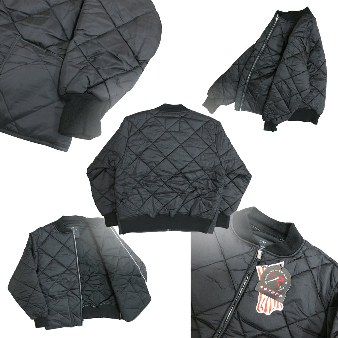 ROTHCO Diamond Nylon Quilted Flight Jacket (#7160)