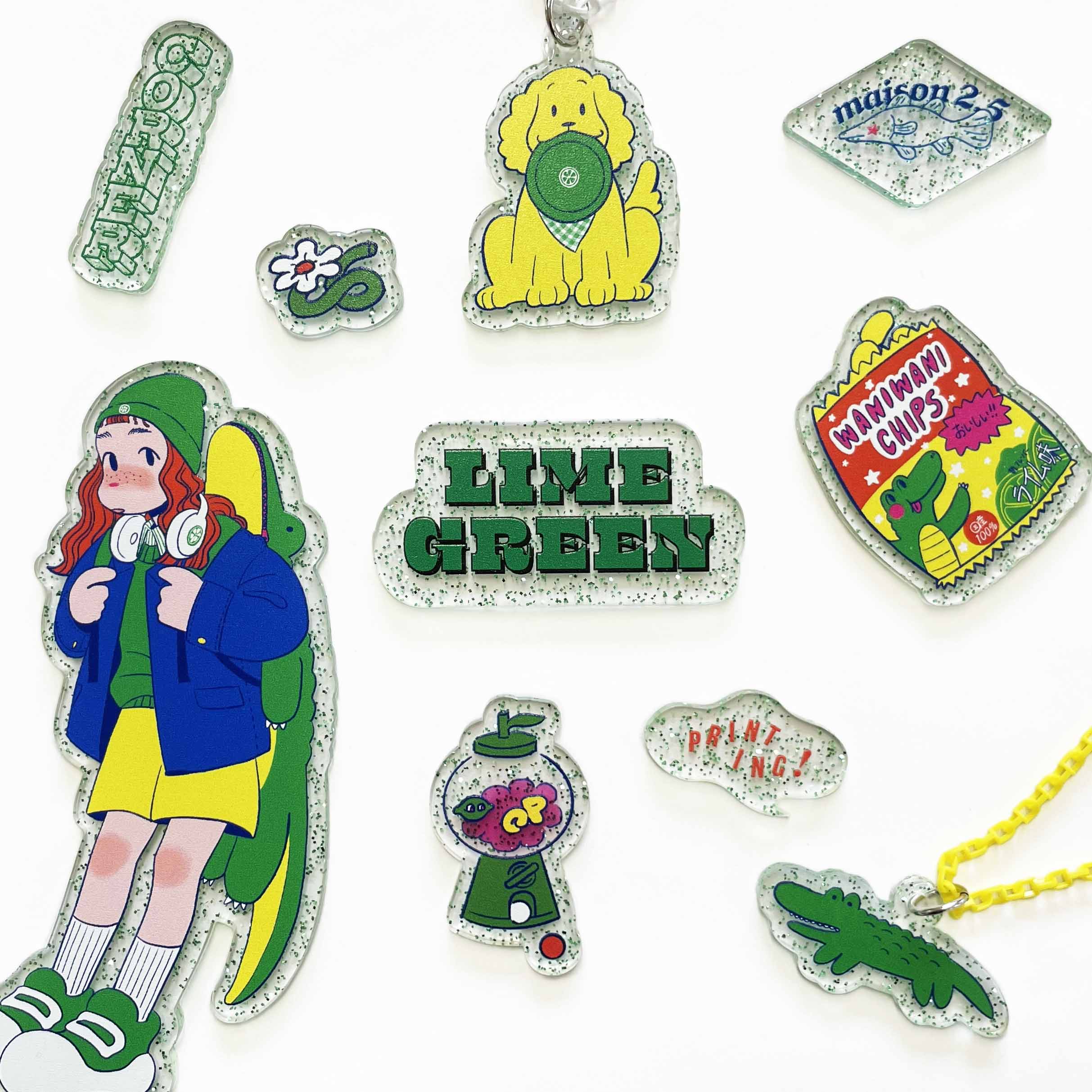 Acrylic Key Holder (Free-cut within A4(210mm x 297mm) Range) (#ACR-KA4)