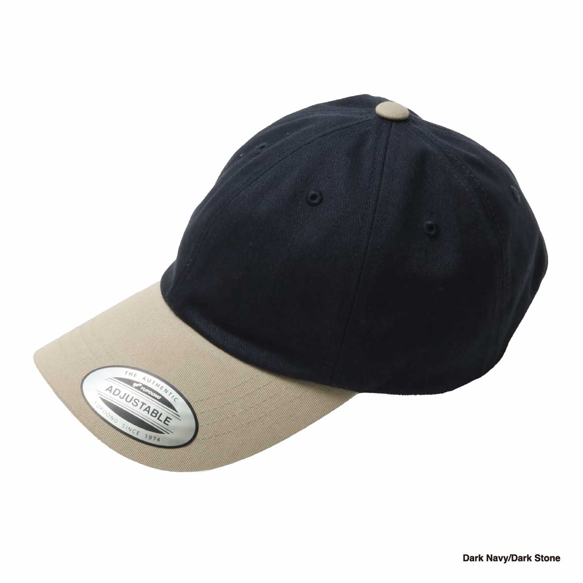 Yupoong 6-Panel Low-Profile Cotton Twill Two-Tone Cap [Via Transport Special Order] (#6245CM-VIA-Z)