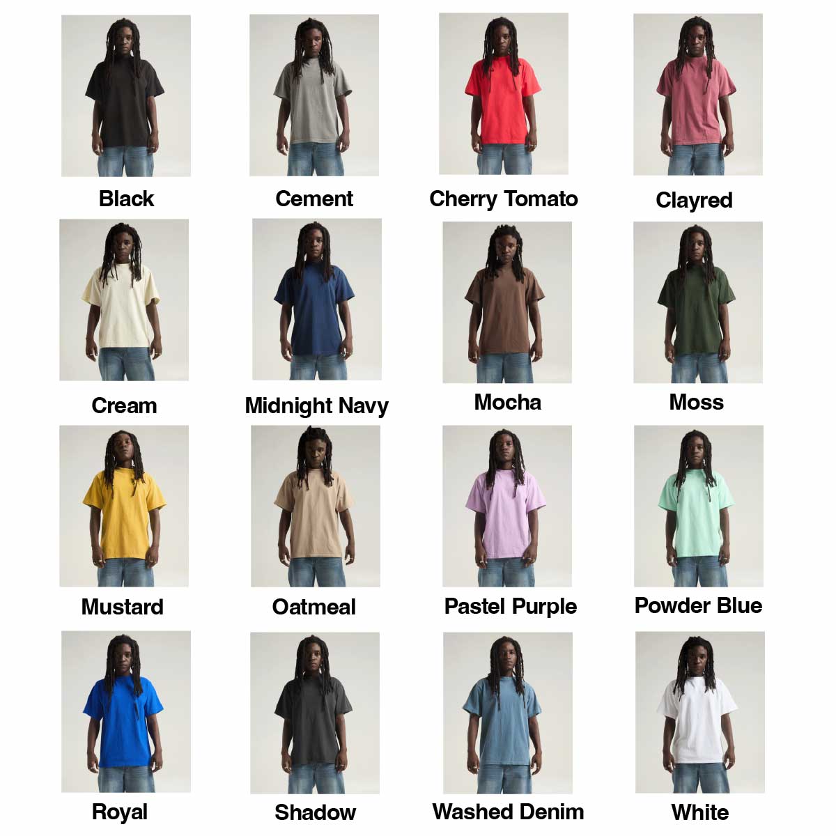 SHAKA WEAR シャカウェア 7.5 oz Max Heavyweight Garment Dye (品番GARMENT-Dye-SS)