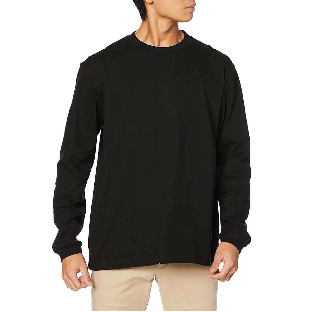 STONE ヘビーウェイト ロングスリーブ Tシャツ Mサイズ CORNER PRINTING | Printstar プリントスター 5.6 oz