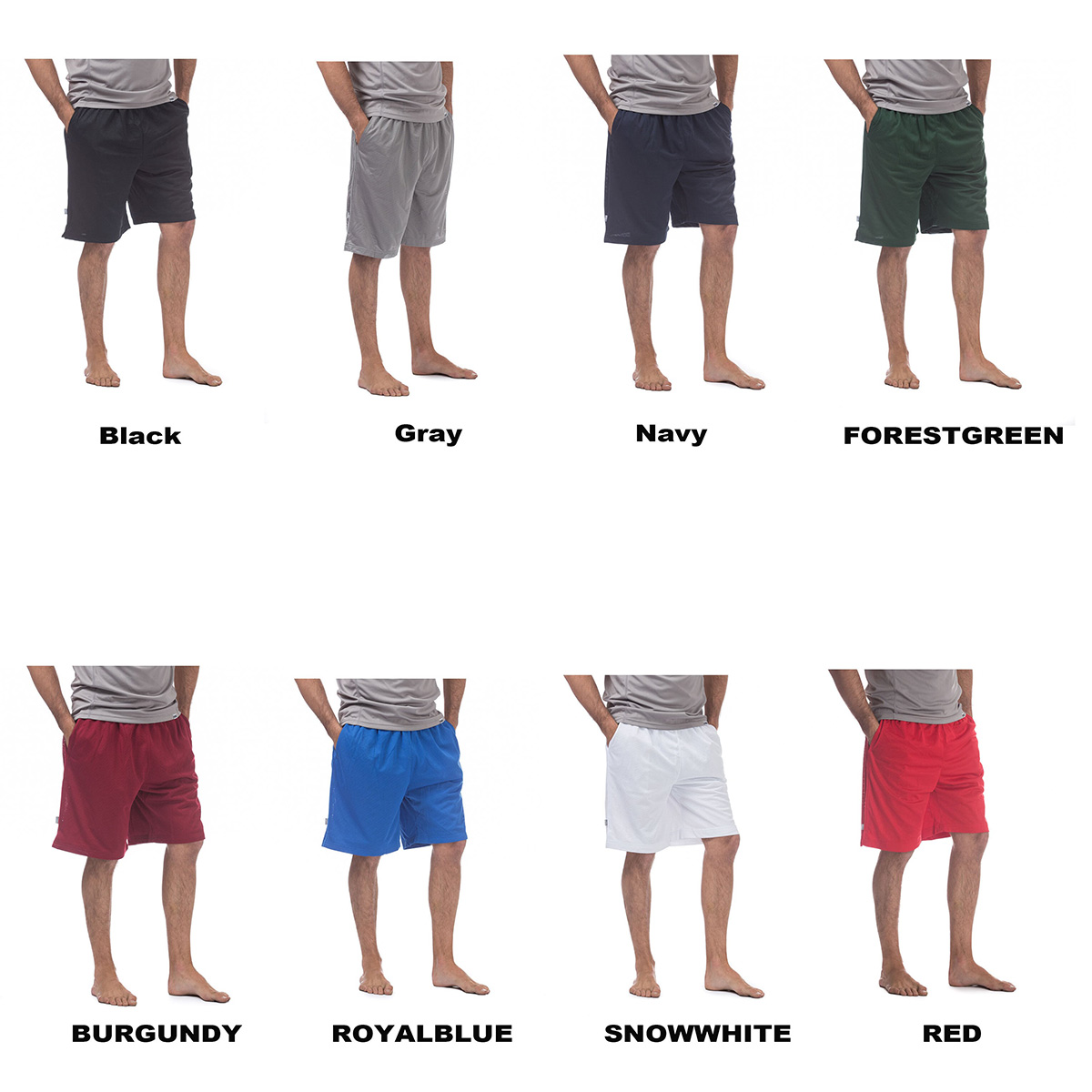 PROCLUB Comfort Mesh Athletic Shorts (#PROShorts)