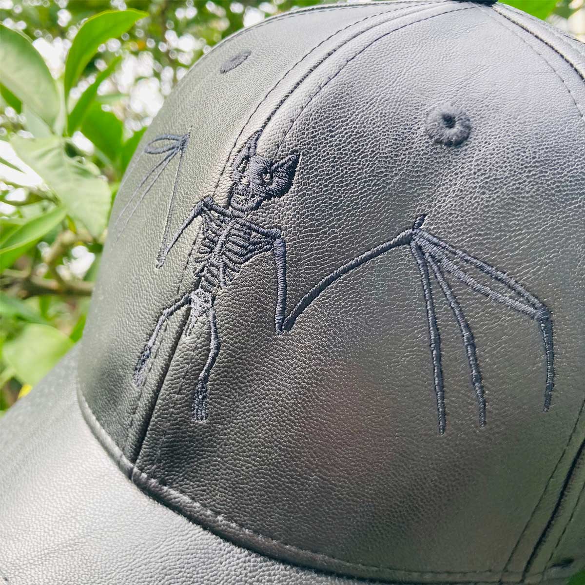 New York Hat/ワッチキャップ/レザー/size L/黒 New York Hat/ワッチキャップ/レザー/size L/黒