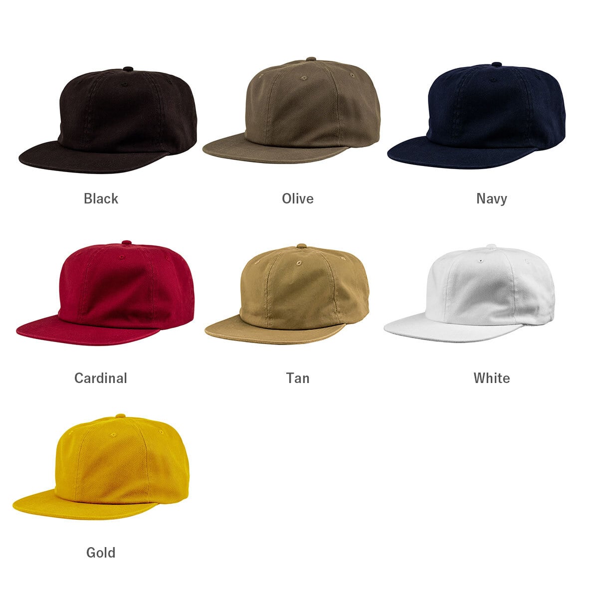 Cali Headwear カリヘッドウェア アンストラクチャー 6パネルキャップ (品番WT92)