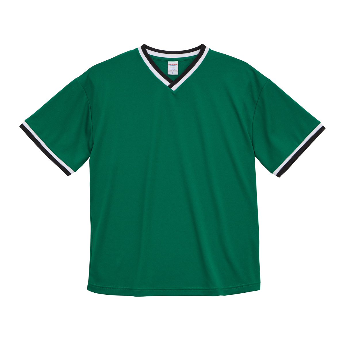 United Athle ユナイテッドアスレ 4.1 oz ドライアスレチック ルーズフィット ラインリブ Tシャツ (品番5927-01)