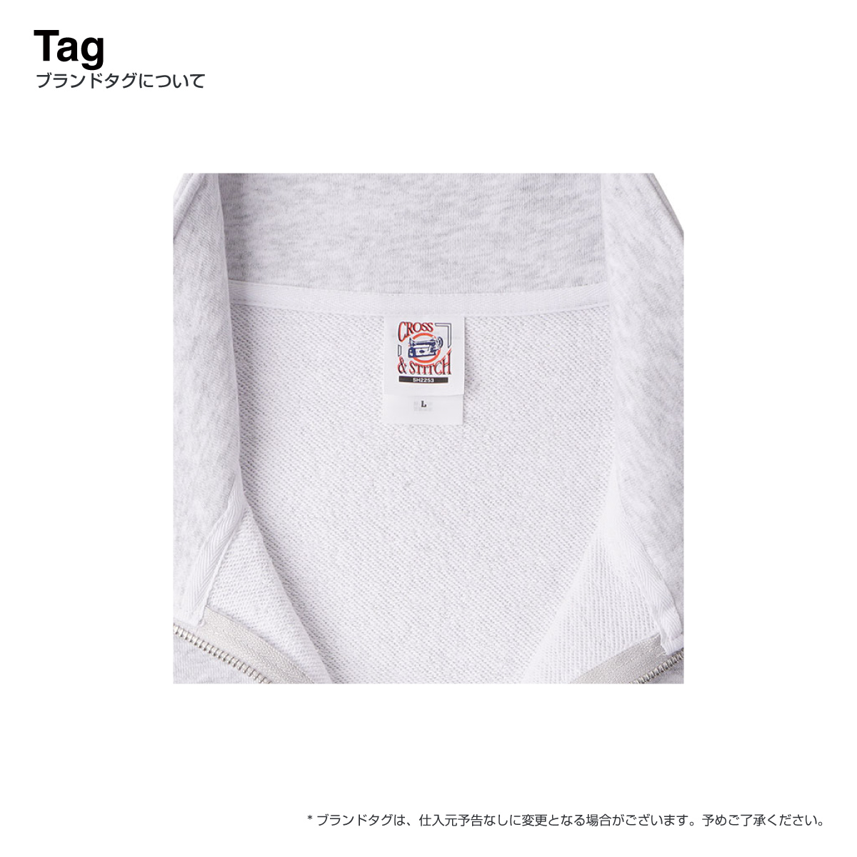 【関税込み】Dime グレー Cursive Snake スウェットシャツ CORNER PRINTING | CROSS STITCH クロススティッチ 10.0 oz