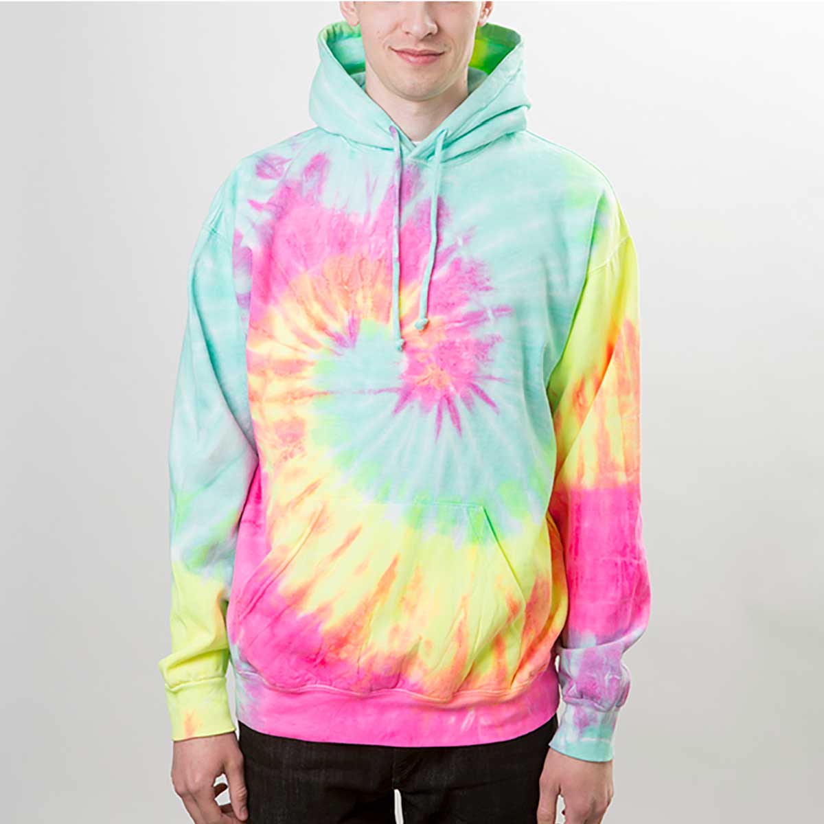 Colortone 8.5 oz Rainbow Pullover Hoodie (#TD8777)
