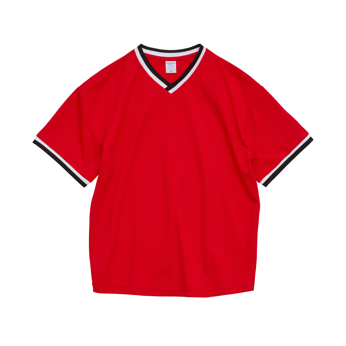 United Athle ユナイテッドアスレ 4.1 oz ドライアスレチック ルーズフィット ラインリブ Tシャツ (品番5927-01)